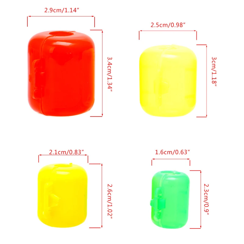 10 шт. деревянный Креветочный крючок шапка крышка для кальмаров коробка защиты