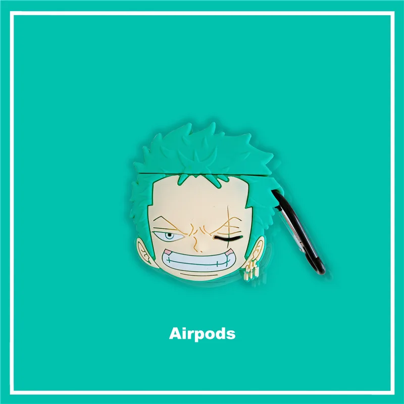 

Anime Onepiece Zoro Green Apple AirPods 1 / 2 Case Cover iPhone Earbuds Accessories Airpod Case Air Pods Case