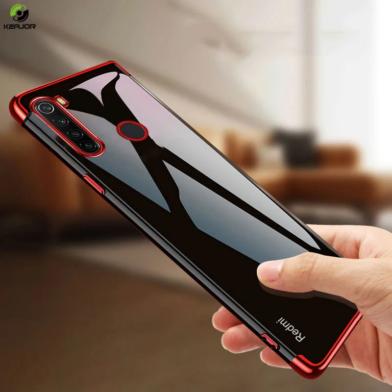 Мягкий чехол для Xiaomi Redmi Note 8 T Роскошный прозрачный силиконовый противоударный