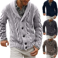 2020 new winter warm men brand casual slim fit male sweaters cardigan horns thick sweater fashion button top coat dropshipping