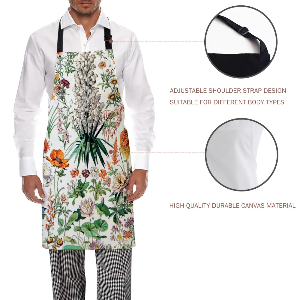 Adolphe Millot Fleurs французский винтажный постер фартук для кухни ресторана бара повара