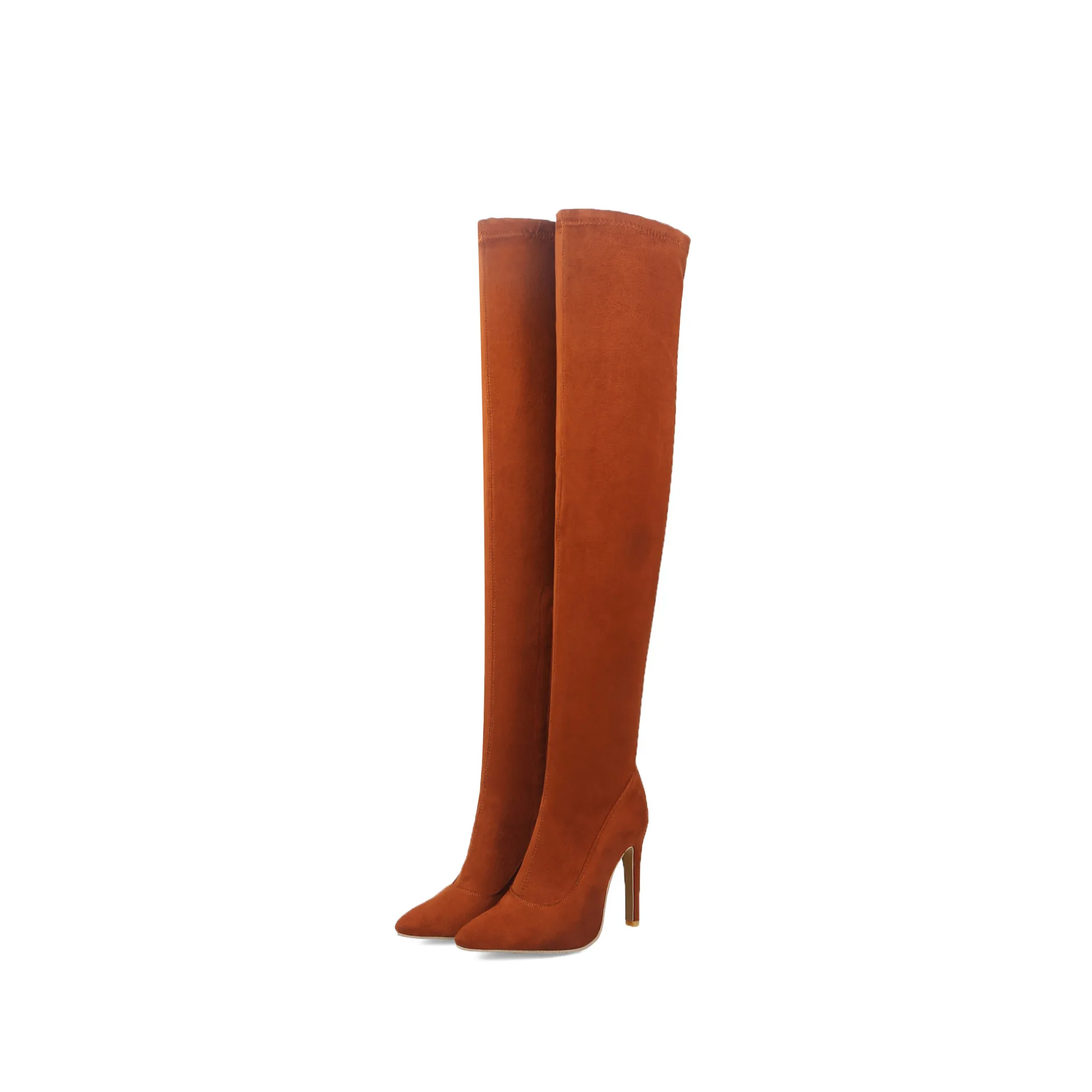 

Increase High heel Boots Sharp heel Overknee Elastic Boots