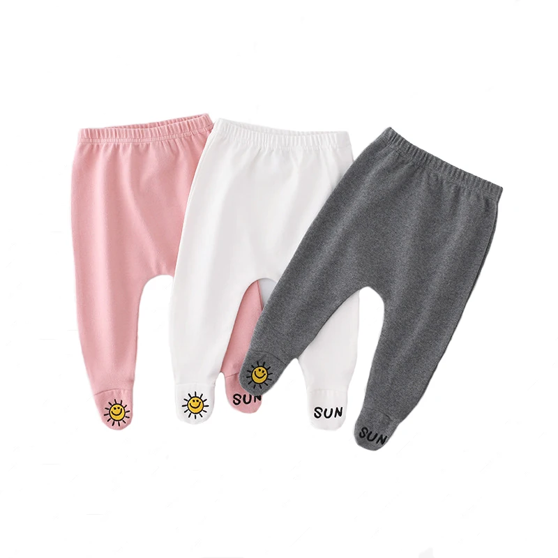 

3PCS/lot Spring Autumn 3-18M Baby Pants 100% Cotton Newborn Boys Girls Trousers Kid Wear Infant Toddler Sun Baby Clothing