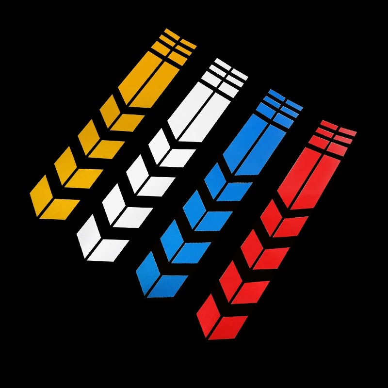 Светоотражающие стикеры для мотоциклов Водонепроницаемая предупреждающая