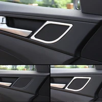 stainless steel for hyundai tucson 2015 16 17 18 19 2020 accessories car front door up speaker sticker cover trim car styling
