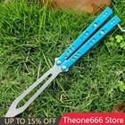 Theone BRS репликаторная бабочка тренировочный нож втулки сэндвич цвет G10 + титановая ручка D2 лезвие EDC карманный тактический нож подарок