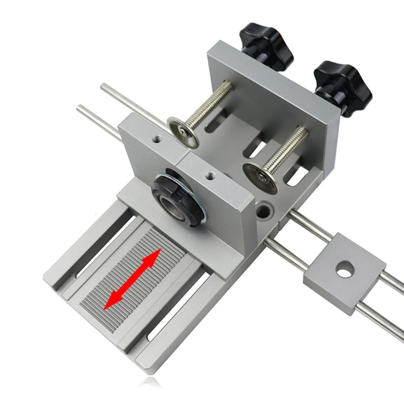 

3 in 1 Woodworking Hole Drill Punch Positioner Guide Locator Dowelling Jig Bits Kit DIY Carpentry Tool