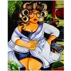 Полноразмерная Алмазная 5D картина сделай сам, женщина, вышивка крестиком, мозаика, домашний декор