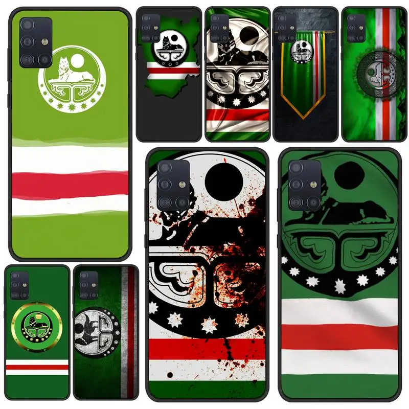 

Chechnya National Flag Phone Case For Samsung A71 A72 A80 A91 A01 A02 A11 A12 A21 A21S A20S A31 A32 Cover Fundas Coque
