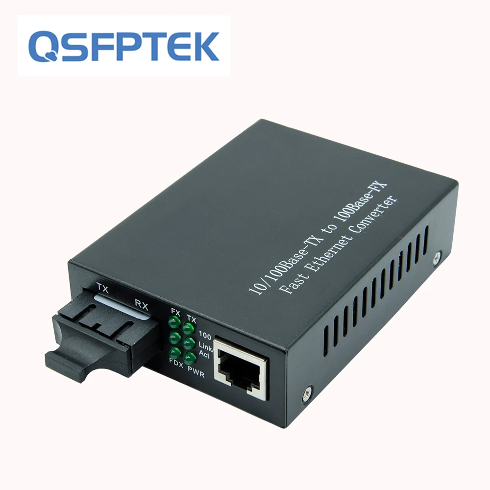 Медиаконвертер Ethernet 100 МБ/с./с мультимодовое волокно SC 10/100Base TX до 100Base FX 2 км|ethernet
