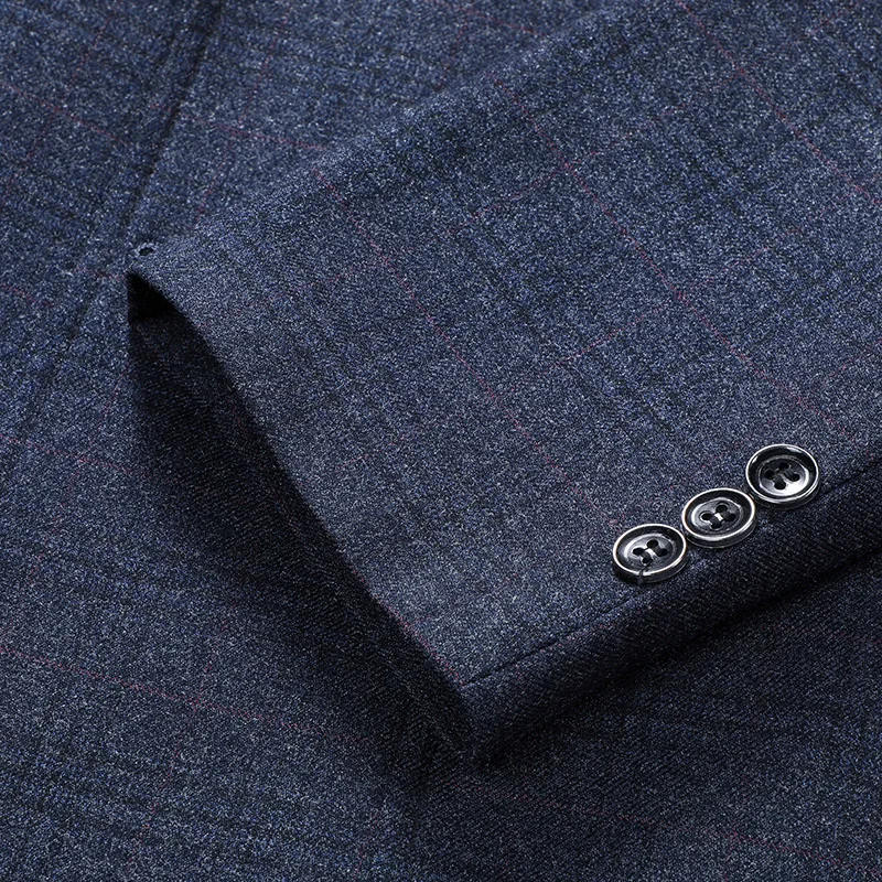 BATMO 2020 Новое поступление весенний клетчатый Повседневный Серый блейзер для