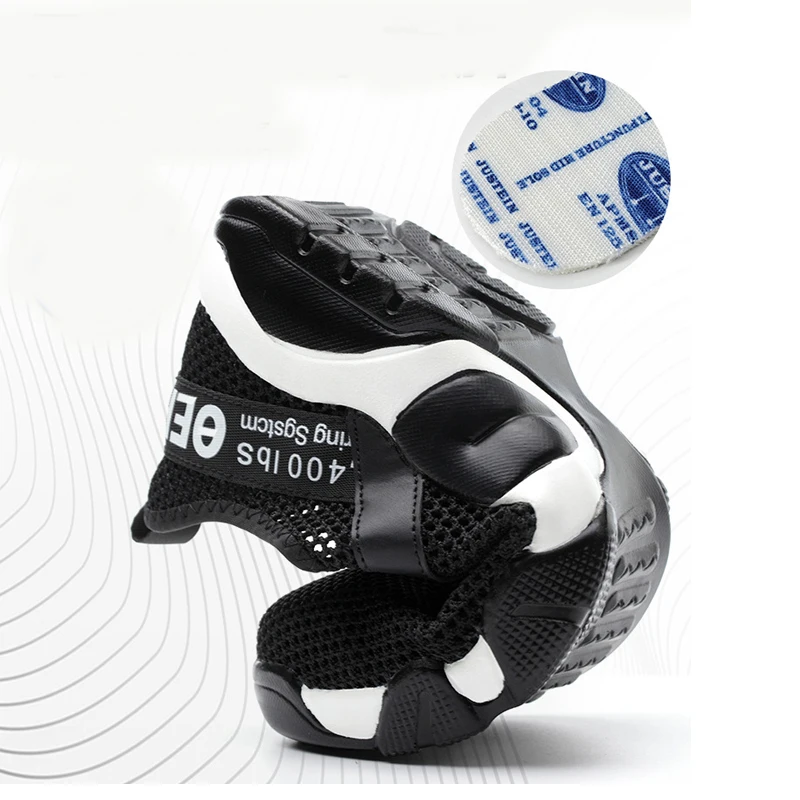 Ботинки мужские сетчатые для защиты от пирсинга дышащие легкие повседневные