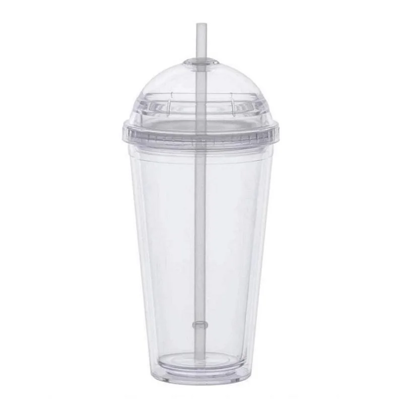 With Dome Lid Straws Wb2674