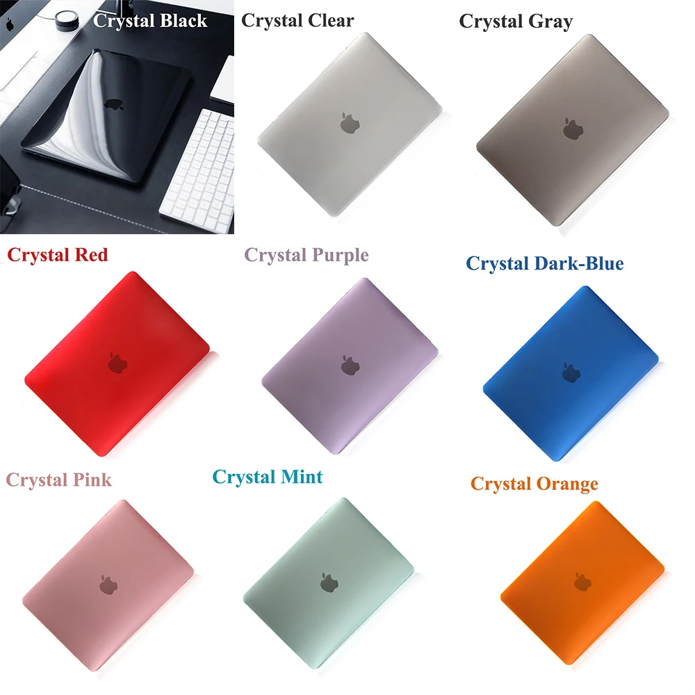 Чехол для ноутбука Apple MacBook Air Pro retina 11 12 13 15 Mac Book 13,3 15,4 дюймов Чехол с сенсорной панелью+ чехол для клавиатуры