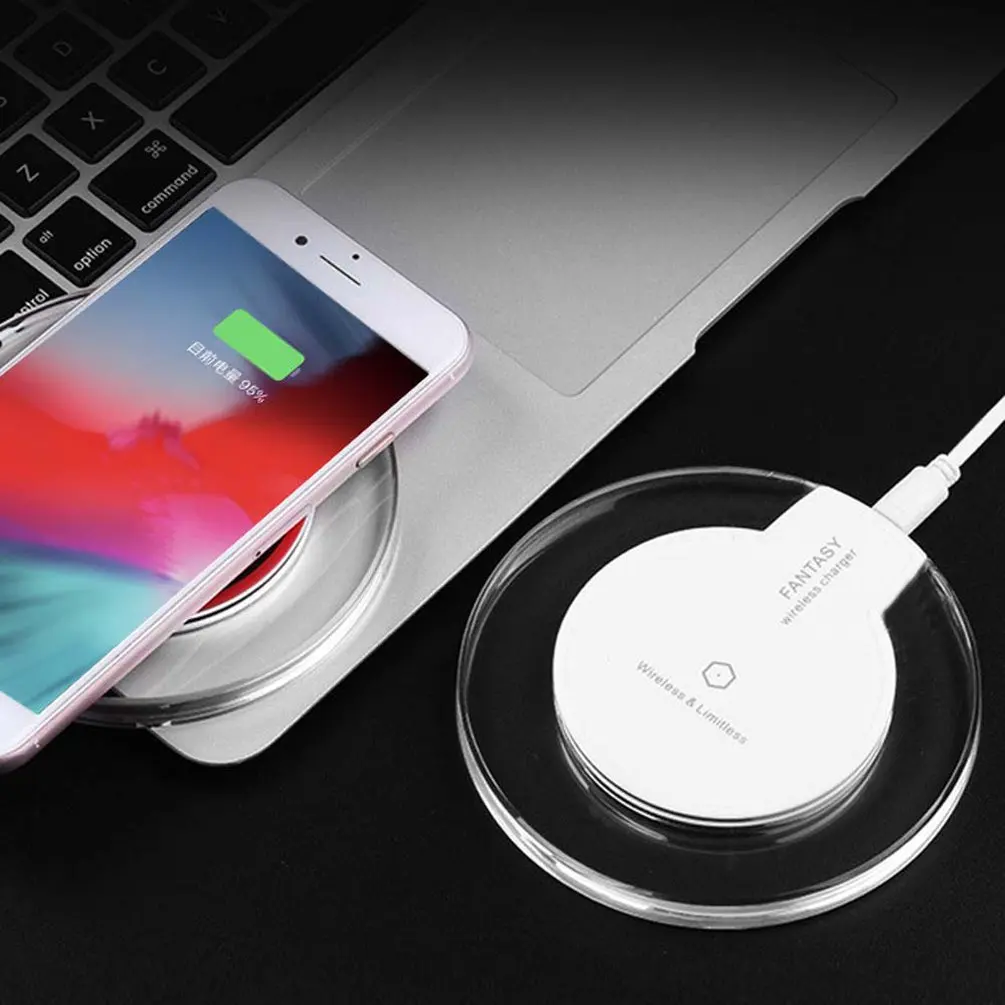 mobile phone wireless charger q5 5w 5v universal mobile phone charger portable wireless induction fast charging pad charger free global shipping