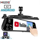 Автомобильный видеорегистратор HGDO12, 4G, 3 в 1, Android, GPS, навигация, авто, Wi-Fi, FHD, 1080P, зеркало заднего вида, видеорегистратор для вождения, видеорегистратор