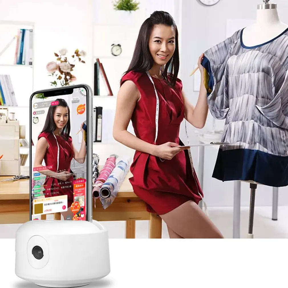 

360-degree Intelligent Face Recognition Tracking Camera Bracket Photography Artifact Smart Follow Face Tracking Camera