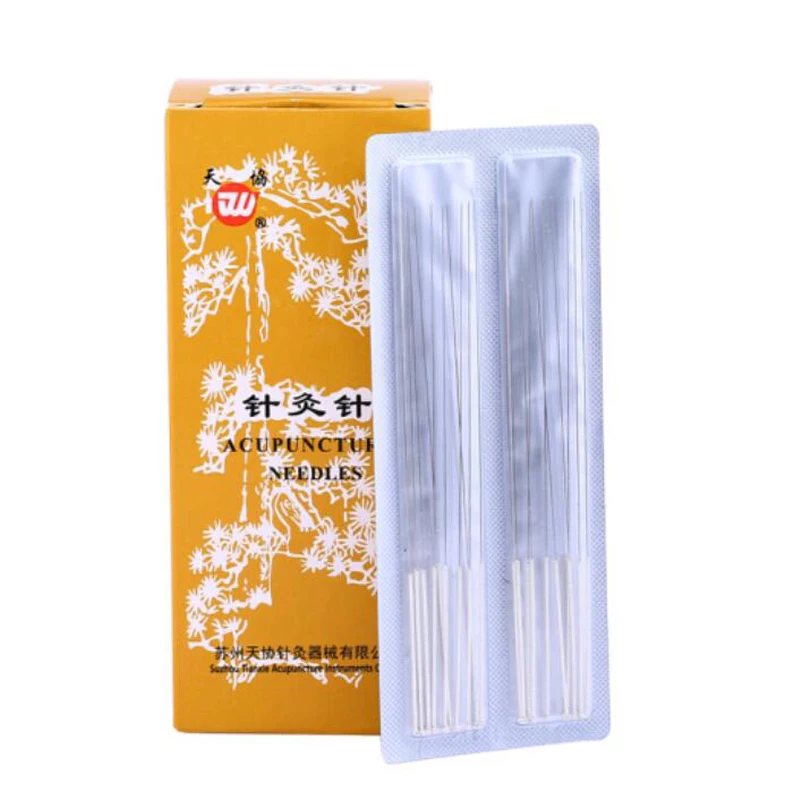 200 шт. без одноразовые иглы для иглоукалывания серебряной поверхностью backshank