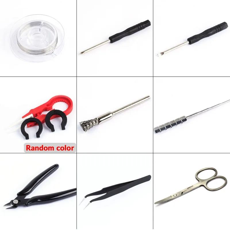 Катушка для отца мини набор инструментов вейпа пинцет сумки плоскогубцы