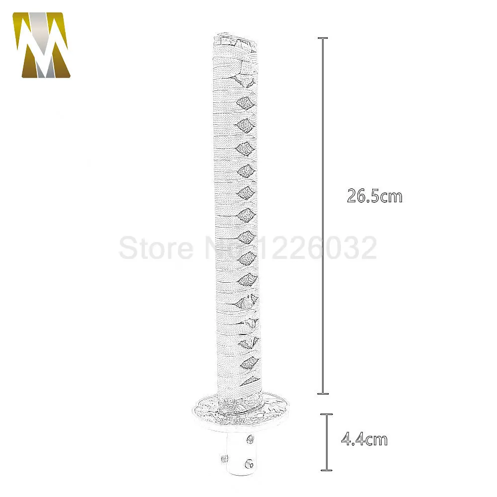 Черно красная 265 мм JDM самурайский меч ручка переключения передач Катана