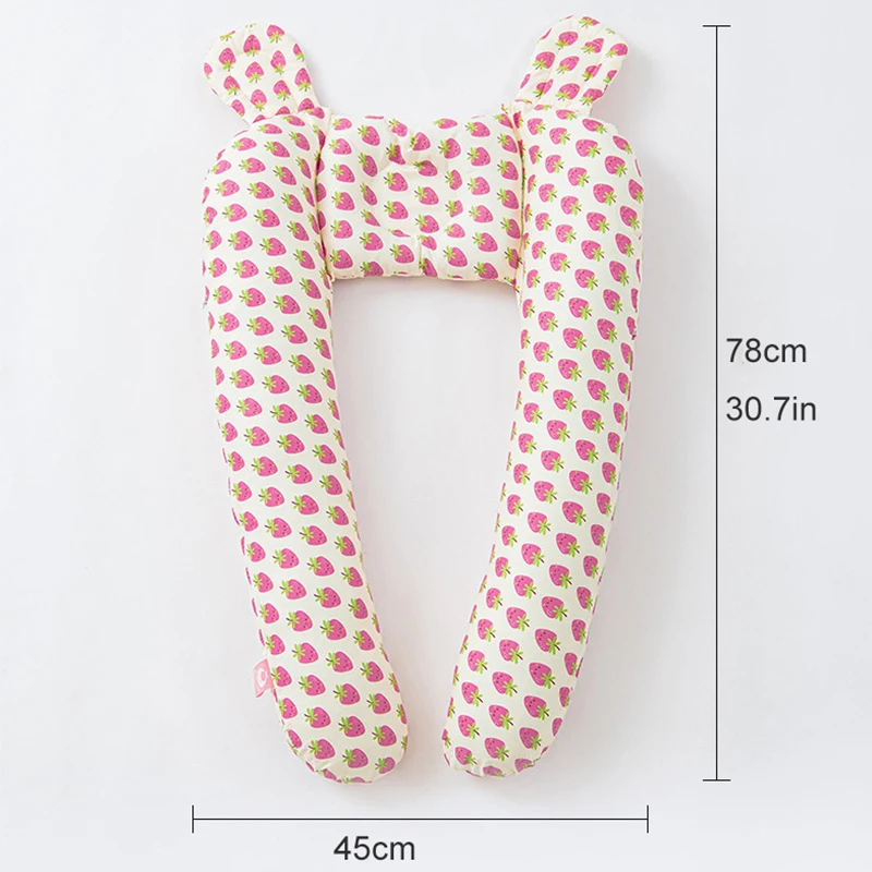 

Baby Bumper Bed Pillow Cushion Bumper for Infant Bebe Crib Protector Bumper Room Fixed Pillow Sleeping Round Nap Long Pillows