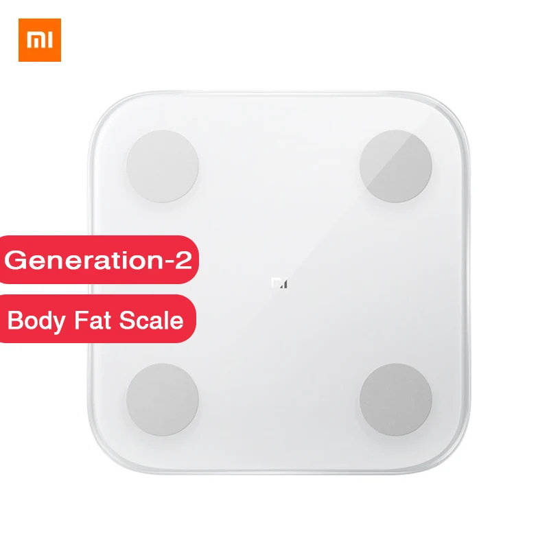Оригинальные весы Xiaomi Body Fat Scale 2 Bluetooth 5 0 с приложением Mifit и монитором состава тела