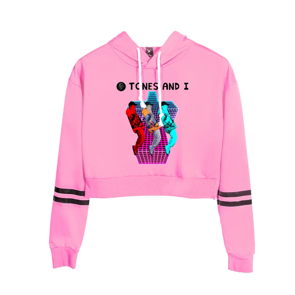 

Новинка 2020, модные толстовки в стиле Харадзюку с высокой талией и принтом, свитшот с длинным рукавом и пупком, женские укороченные топы, повс...