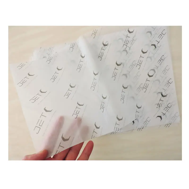 Влагонепроницаемая Подарочная вощеная бумага с принтом логотипа на заказ 20x30