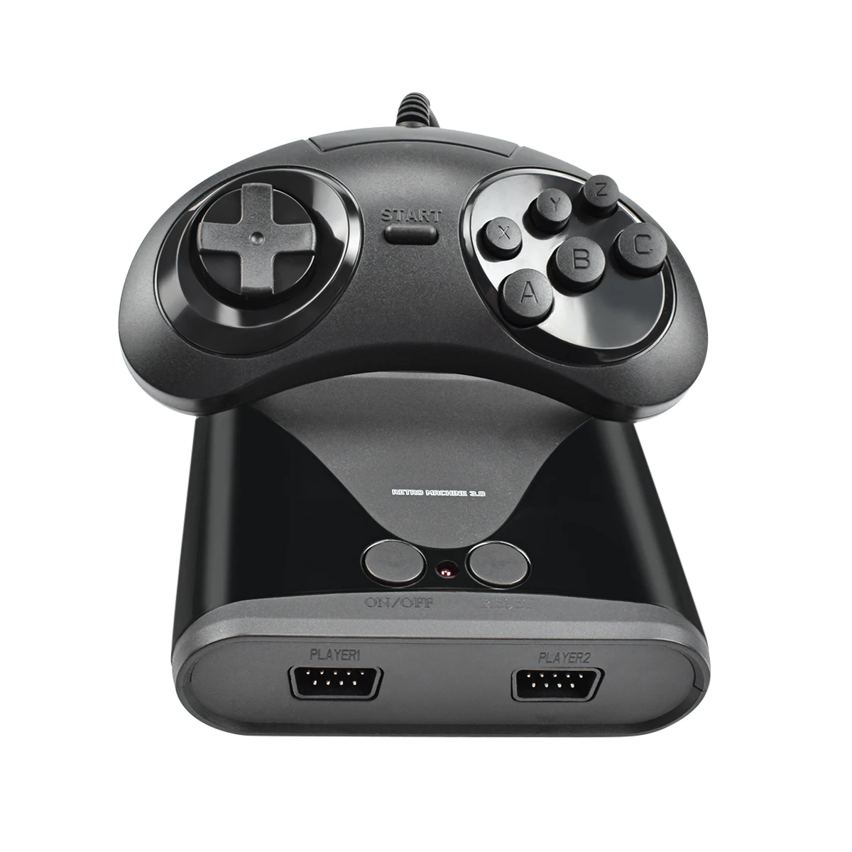 Игровая консоль с 2 джойстиками для 16-битных видеоигр Ретро миниатюрная 68