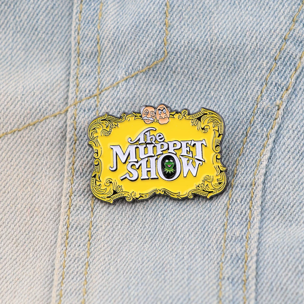 

K3228 Cute Funny Animal Frog Enamel Pin Brooches Cartoon Creative Metal Brooch Pins Denim Hat Badge Collar Jewelry