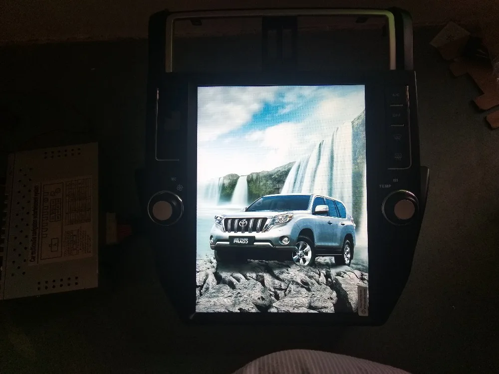 12 1 ''tesla style Android 9 0 автомобильный DVD плеер GPS навигация для Toyota Land Cruiser Prado 2010 2011 2012