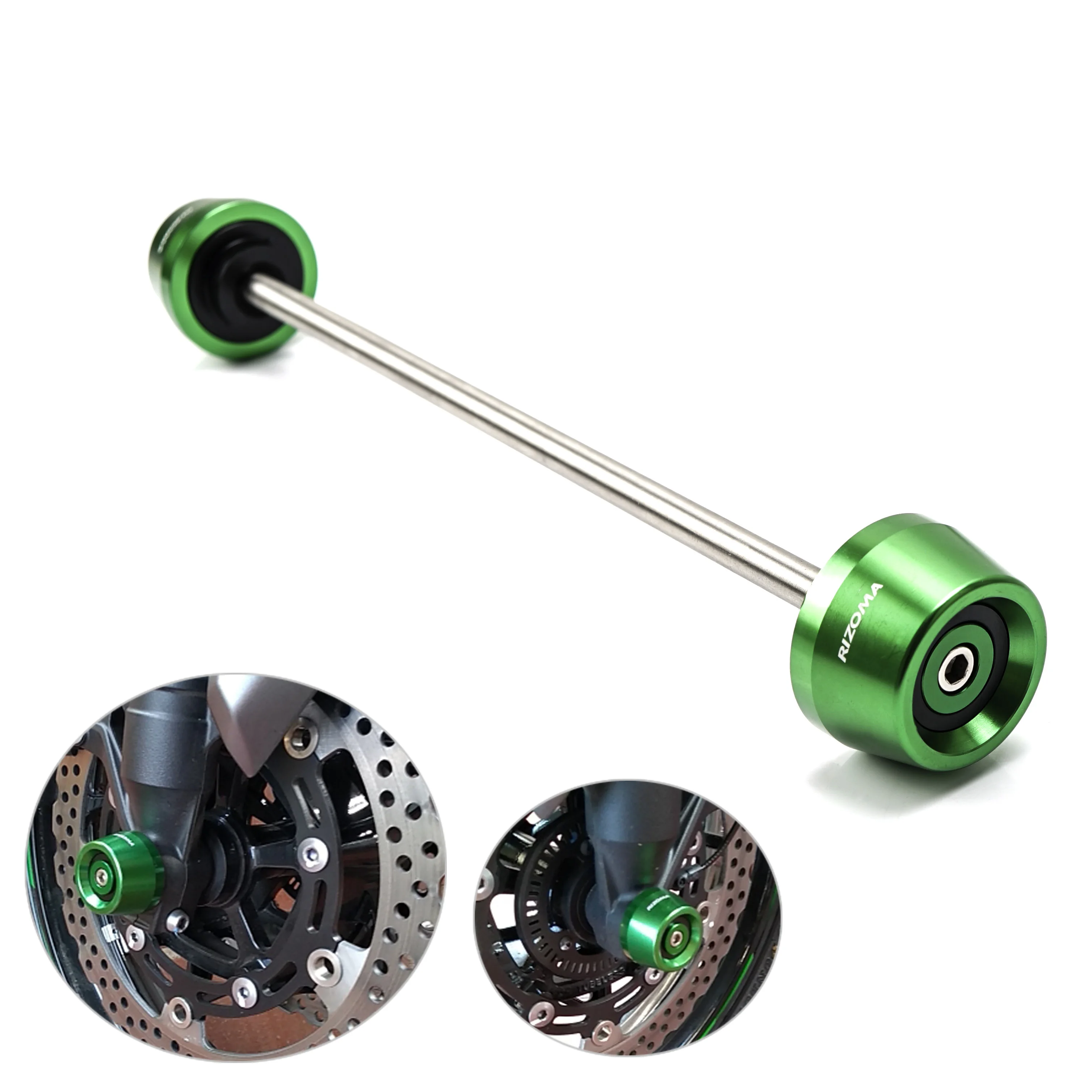 

Motorcycle Front Axle Fork Crash Sliders Wheel Protector For Kawasaki Z650 Z750 Z800 Z900 Z1000 Z1000SX ZX6R ZX10R