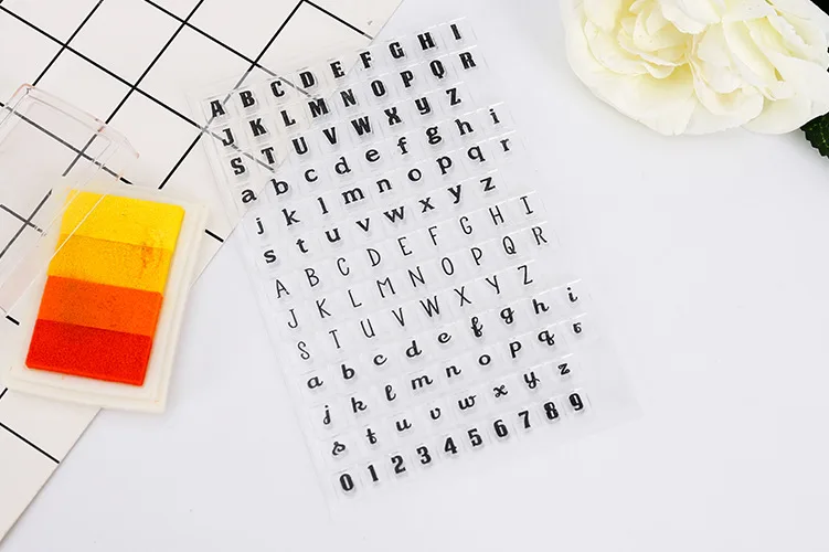 Классический прозрачный силиконовый штамп из ПВХ офисные принадлежности