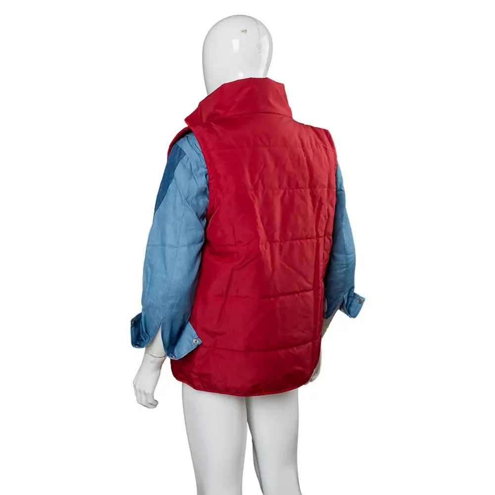 Back To The Future Косплэй костюм Jr Симус Марти жилет макфлая пальто костюм|Игровые