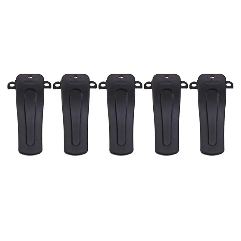 

PVC Interphone Back Clip Belt Clip for BaoFeng BF-666S 777S BF-888S 2-Way Radio Walkie-talkie Accessories 5Pcs High Quality