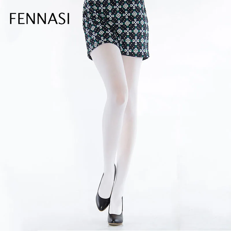 Милые белые танцевальные колготки FENNASI женские нейлоновые в стиле &quotЛолита&quot
