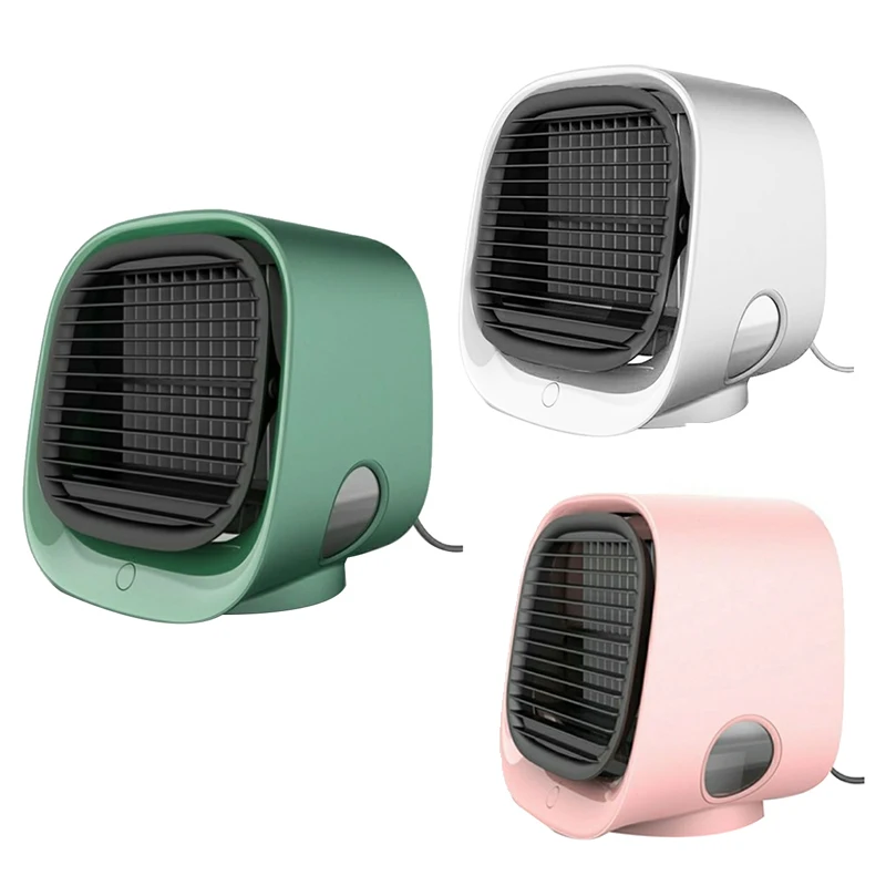 

EAS-Mini Portable Fans Air Conditioner Multi-Function Humidifier Purifier USB Desktop Air Cooler Fan with Water Tank