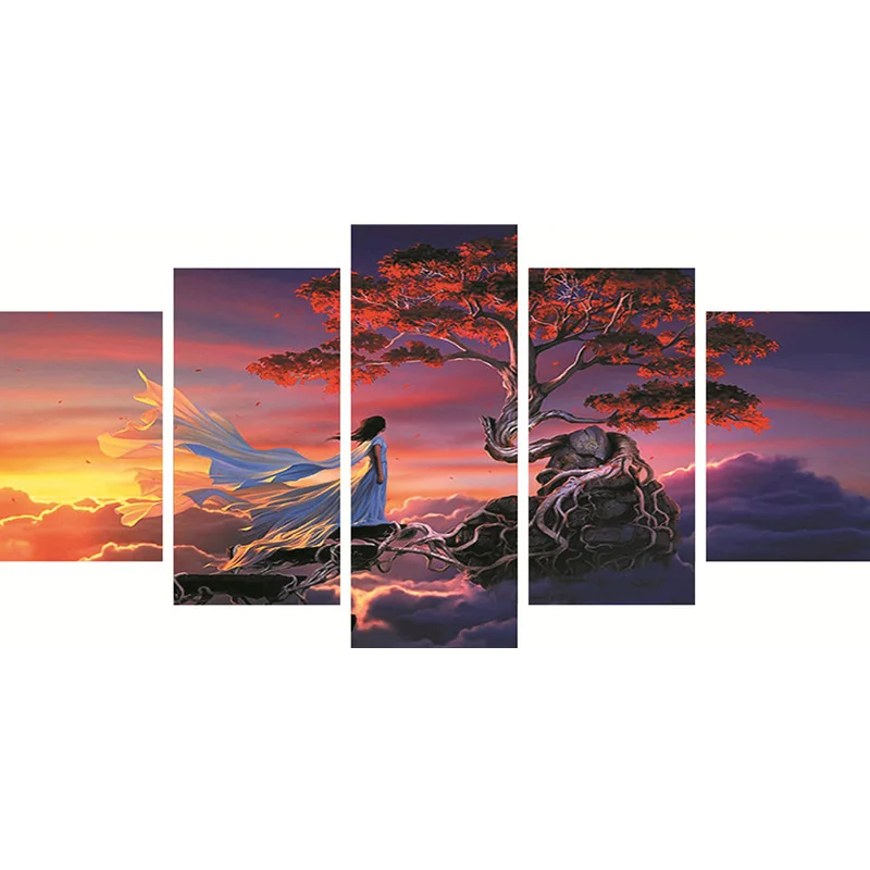 Лучшие DIY 5D алмазная вышивка картина крестиком домашний декор ремесло