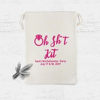 personalized oh shit kit kit bags bachelorette party favor bag custom birthday party kit bags destination wedding kit bags