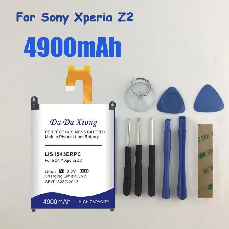Литий-ионный аккумулятор 4900 мАч LIS1543ERPC для телефона Sony Xperia Z2 L50w L50U L50T Sirius SO-03 D6503 D6502