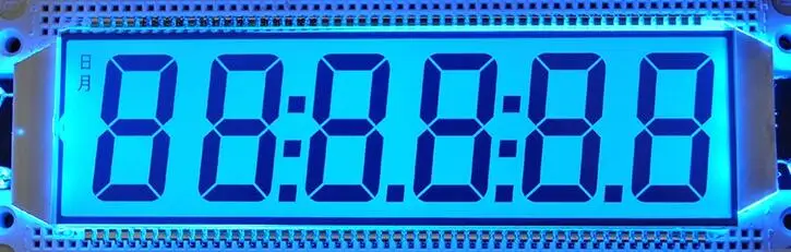 Blue Backlight 100PIN TN положительный 6-знака после запятой сегмент ЖК-дисплей Панель 5V белый/желтый и зеленый цвета/синий Подсветка цифровой Дисплей код времени ЖК-дисплей Экран - Цвет: Blue Backlight