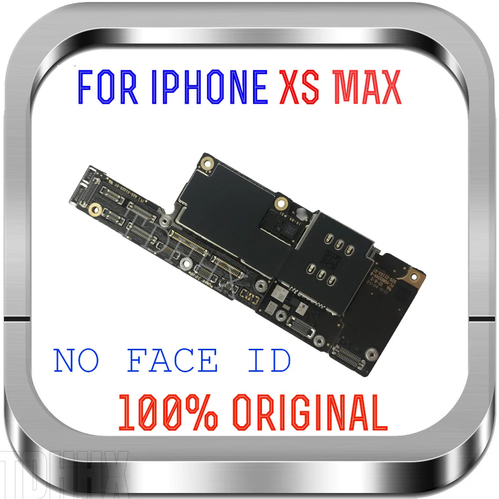 Хорошо работает для iPhone XS Max материнская плата разблокированная с/без лица ID оригинальная б/у ок основная логическая плата