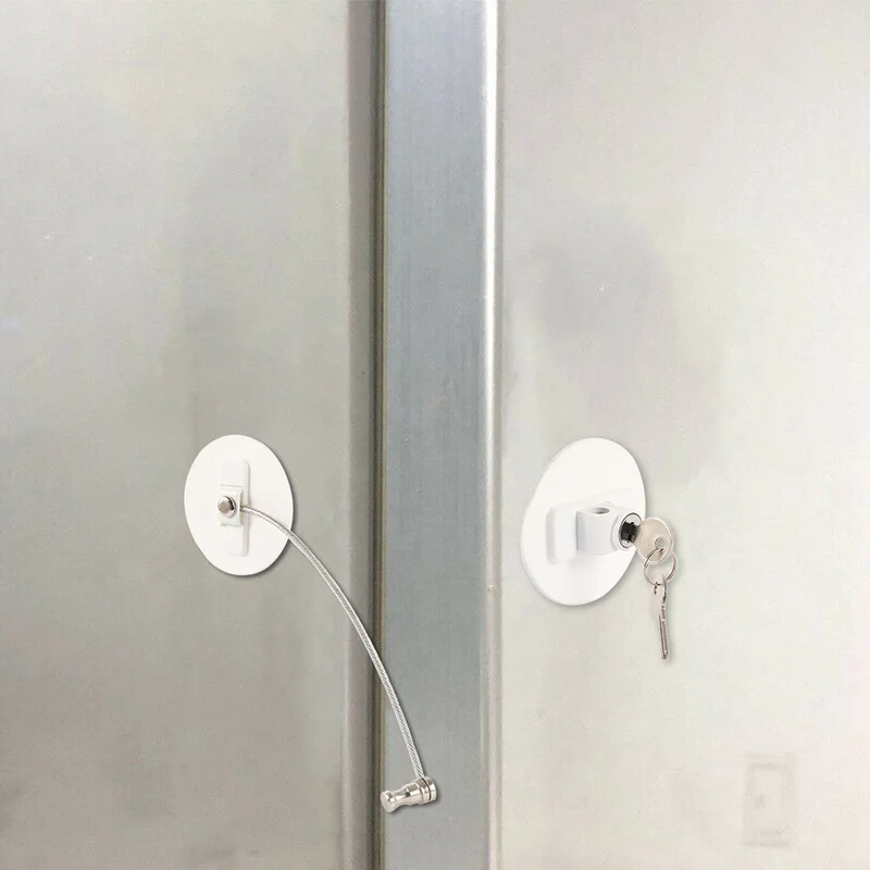 Блокиратор для дверей шкафов с замком и ключом|Замки шкафов| |