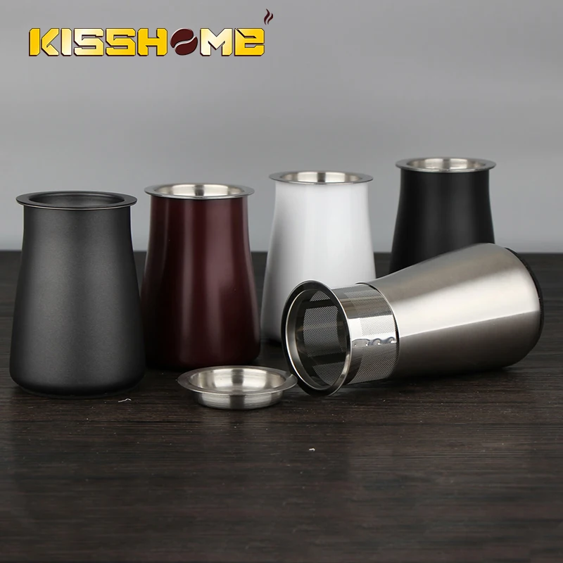 

300ml Stainless Steel Coffee Powder Seive Manual Coffee Spice Filter Mesh Colander Kitchen Tools Espresso Coffee Accessories