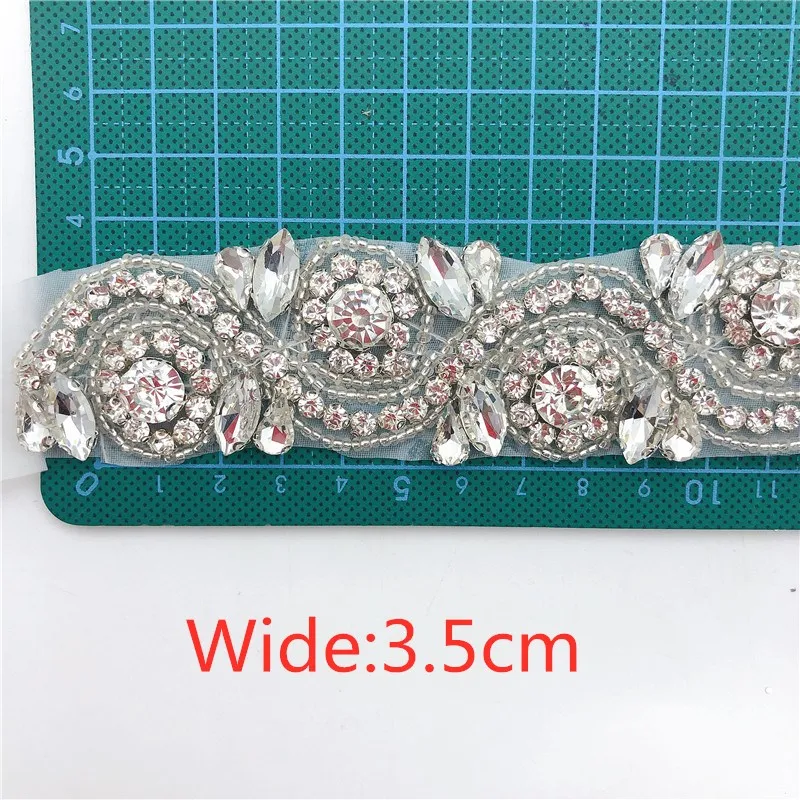 5 ярдов тяжелые Кристальные Стразы для аппликации стразы обшивки ремня железные