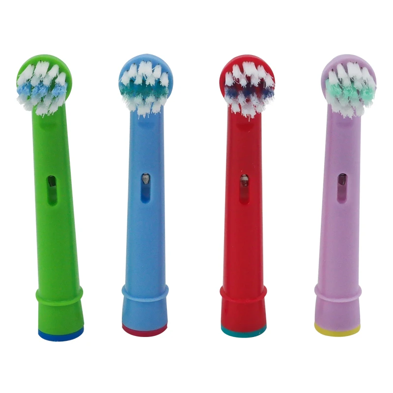 4 сменные насадки для детской зубной щетки Oral-B Advance Power/Pro Health/Triumph/3D Excel | Бытовая