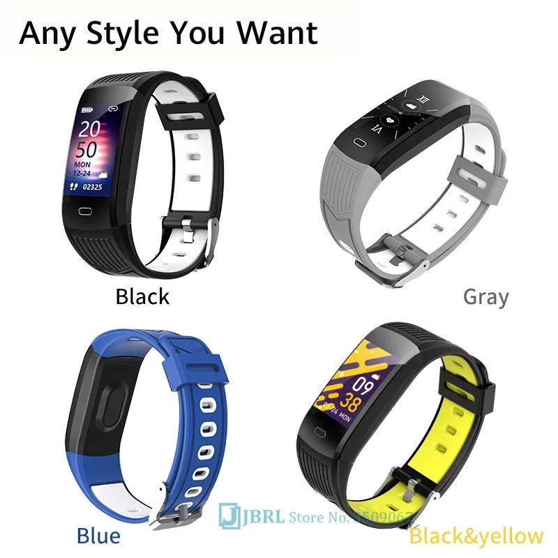 2021 Sport Fitness Bracelet Men Women Waterproof Fitness Tracker Blood Pressure Heart Rate Monitor Smart Band Watch Android IOS