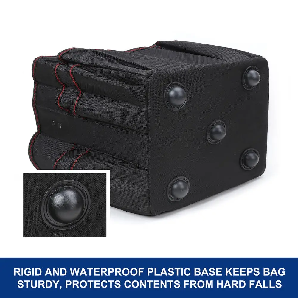 Складная сумка для инструментов WORKPRO маленькая ручная на плечо органайзер 10