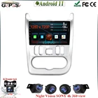 Android 11 для Renault Logan I Sandero Lada Lergus Dacia Duster автомобильное Стерео Радио мультимедийный плеер GPS Навигация BT WIFI