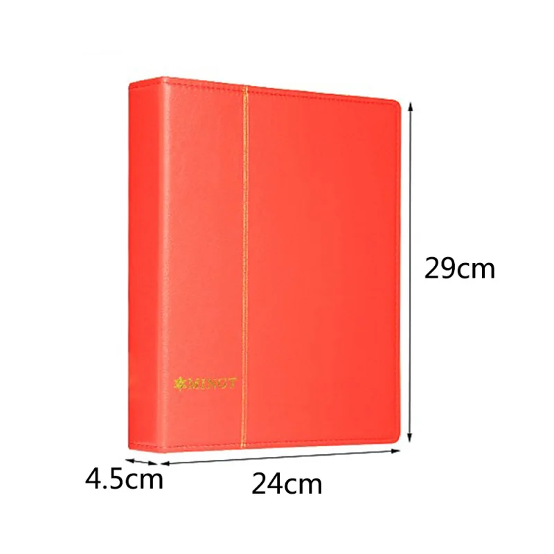 

Random Color 25/27/30mm Coin Album Holder Storage Leather Coin Collection Protection Book